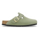 Birkenstock Leather Boston Soft Footbed